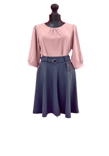 Falda larga color Gris talla Extragrande  estilo Circular