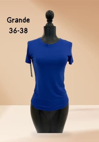 Blusa larga color Azul rey talla Grande  estilo Basica